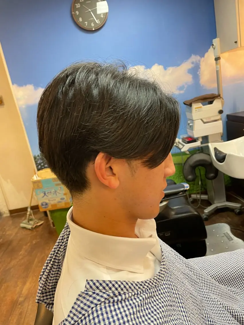 ミディアム 有田 大輝のヘアスタイル