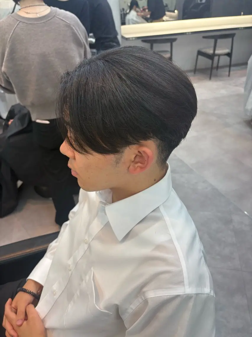 メンズ カット 縮毛矯正 城山 拓実のヘアスタイル