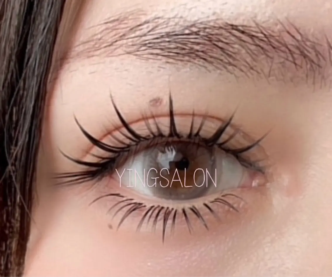マツエク・マツパ 束感まつ毛 ワンホンマツエク マツエク yingsalon 🧚ゆうな🧚‍♂️のマツエク・マツパデザイン