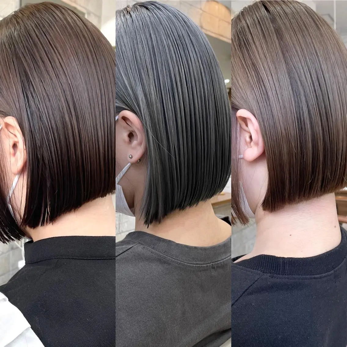 ショート カラー 髪質改善 中川 翔のヘアスタイル