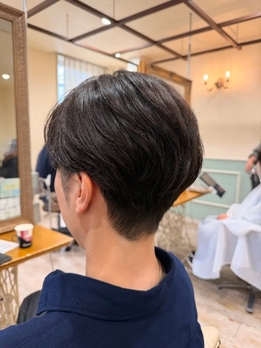 ショート カラー メンズ 刈り上げ ハンサムショート ショートヘア カット ヘアカラー トリートメント 新越谷noble店長 松本拓也▶◀*.のヘアスタイル