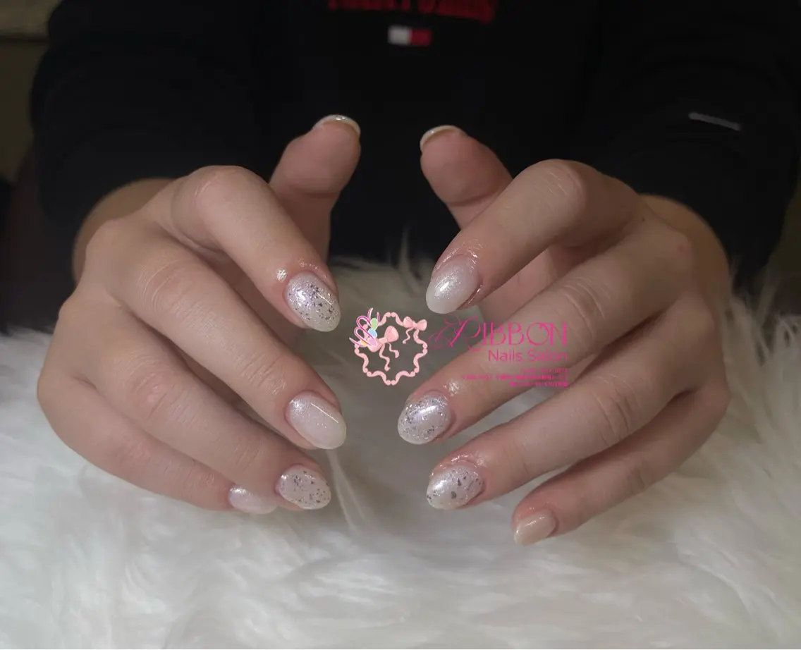 ネイル チークネイル フットネイル フレンチネイル グラデーション 韓国ネイル Ribbonnail salonのネイルデザイン
