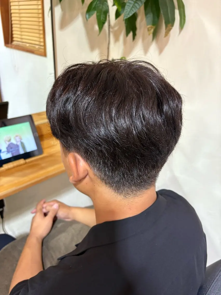 カラー メンズ 木崎 優来のヘアスタイル