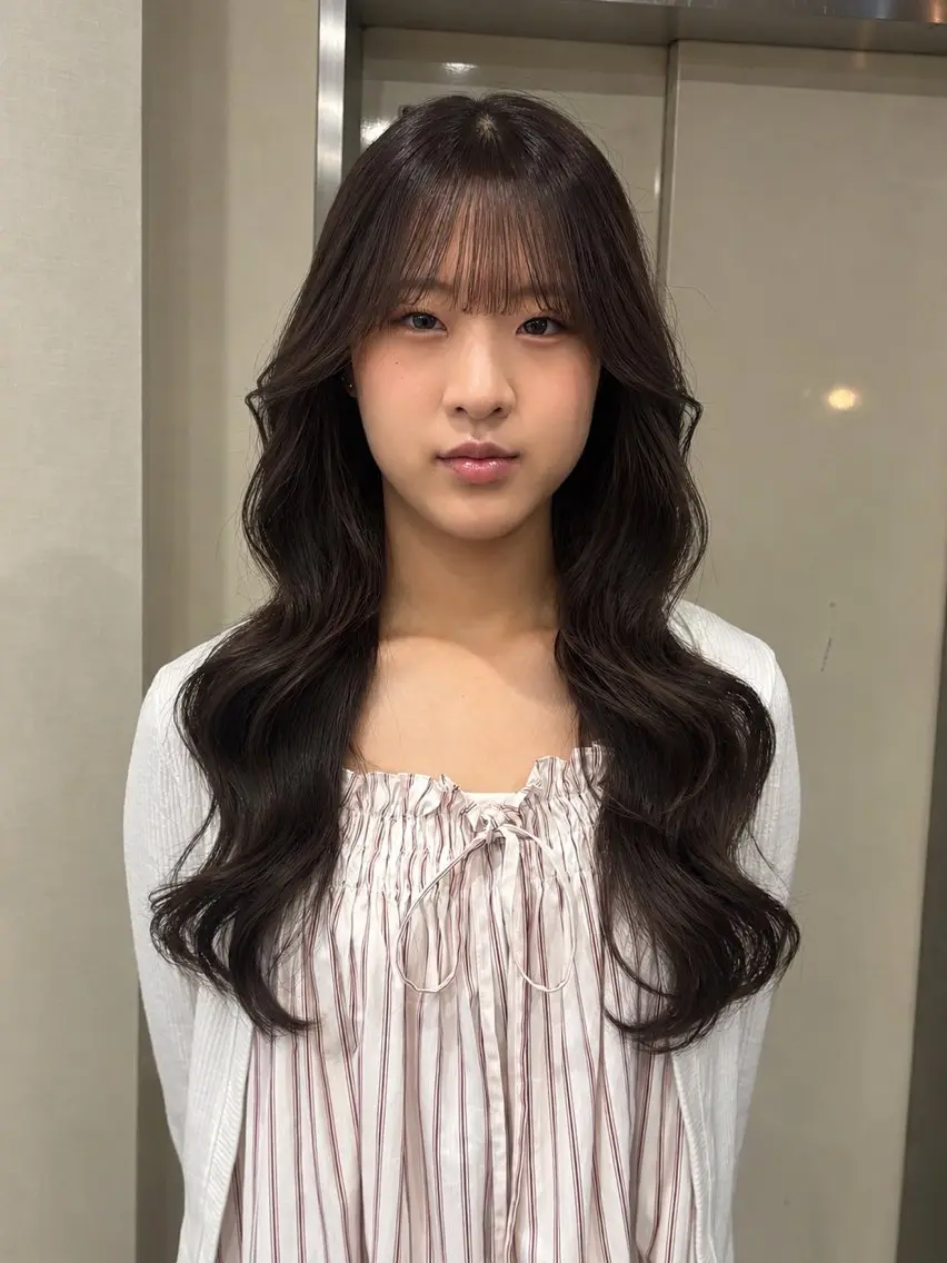 カラー ヘアカラー hair &eye あおいのヘアスタイル