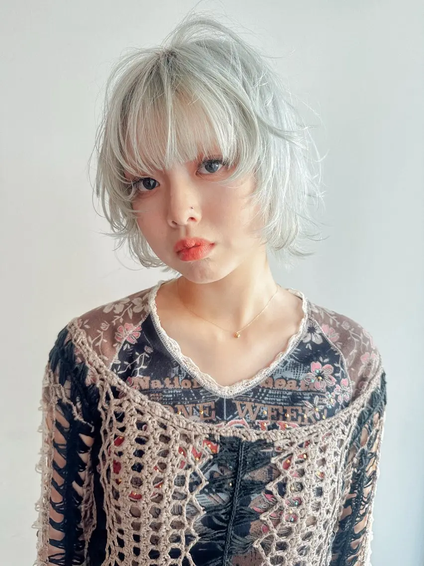 カラー ヘアカラー トリートメント Lantana 前野心結のヘアスタイル