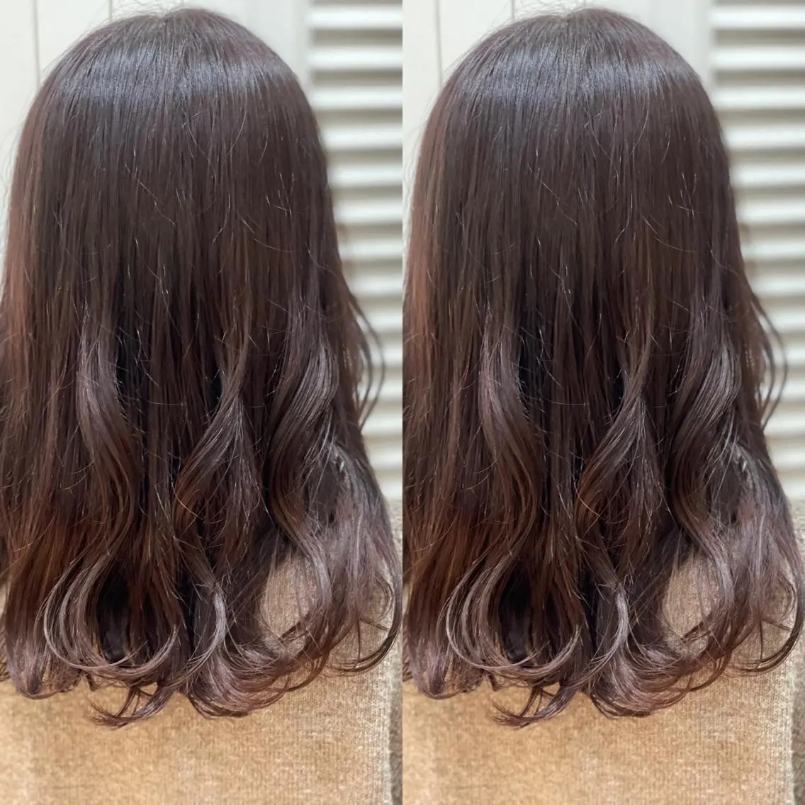 ロング カラー アッシュ ラベンダーカラー ラベンダーアッシュ Snaly カラー特化ページのヘアスタイル