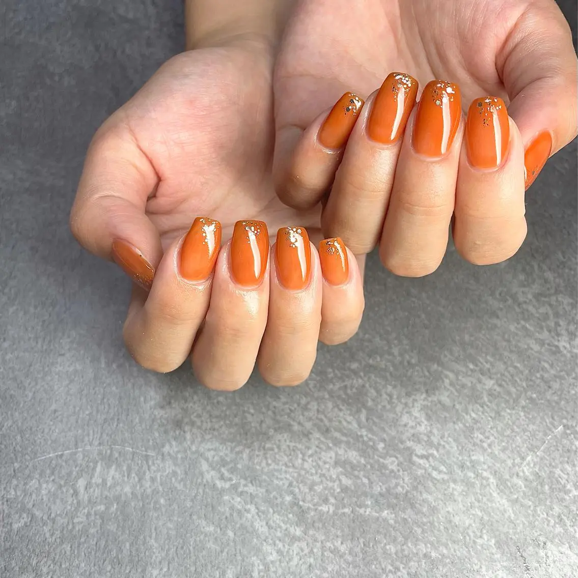 ネイル キラキラネイル ラメ(グリッター) シンプルネイル Mnail mayuのネイルデザイン