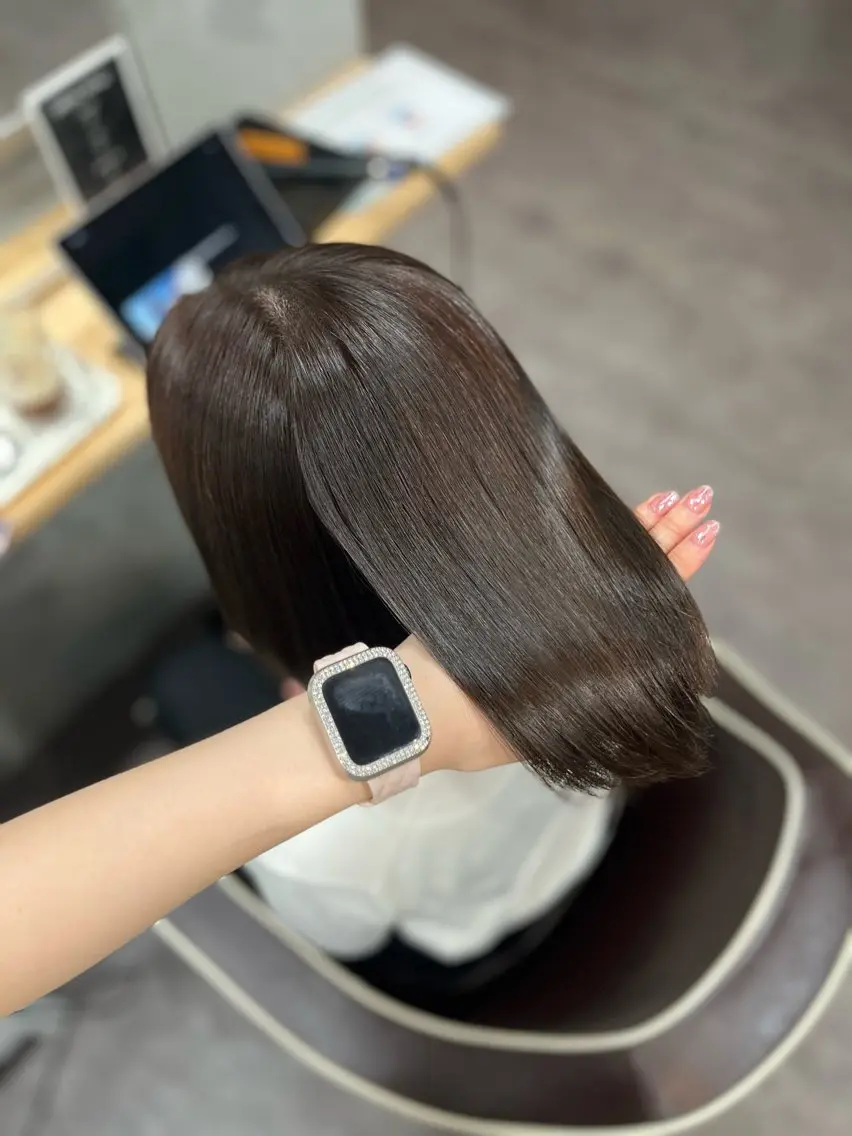 ミディアム ヘアカラー Blast akihaのヘアスタイル