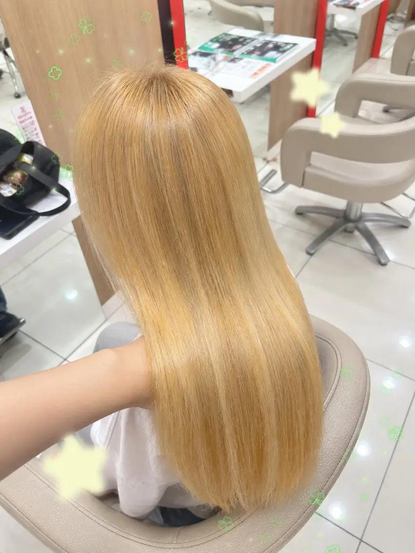 ロング ヘアカラー 美髪縮毛矯正上大岡/ yuzu🌺☪️のヘアスタイル