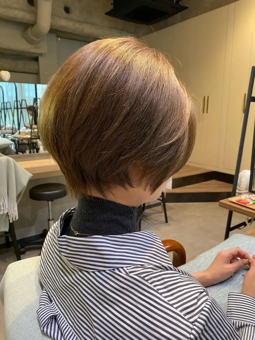 ショート カラー カット ヘアカラー 新宿 / Aujua ソムリエ🫧森田涼介のヘアスタイル