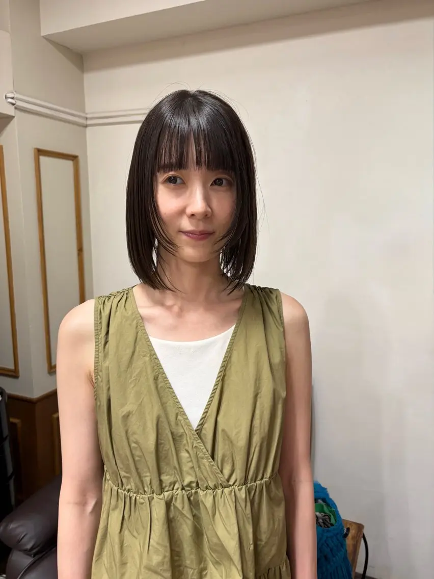 ショート カラー パーマ 酸性ストレート ストレートパーマ カット 縮毛矯正 トリートメント takada kohのヘアスタイル