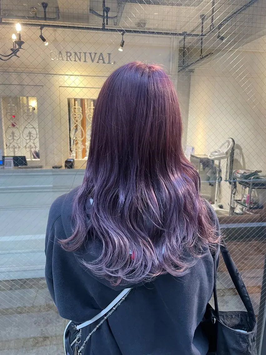 ロング カラー ゆず .🎀のヘアスタイル
