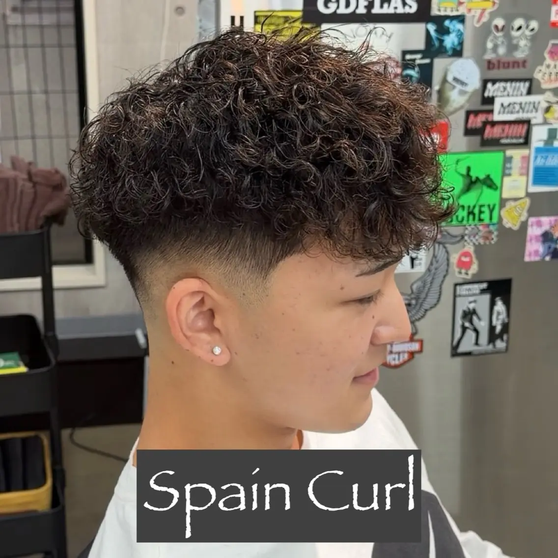 ショート パーマ メンズ メンズ専門🥸 フェード特化 涼太のヘアスタイル