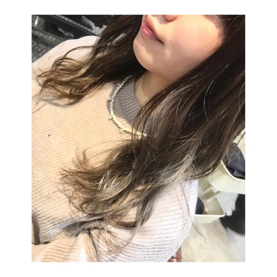 ロング カラー アッシュ アッシュブラウン ベージュカラー ブラウンカラー グラデーションカラー 竹嶌 健吾のヘアスタイル