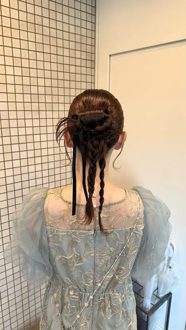 セミロング ヘアセット mina★ショート cutモデル募集中のヘアスタイル