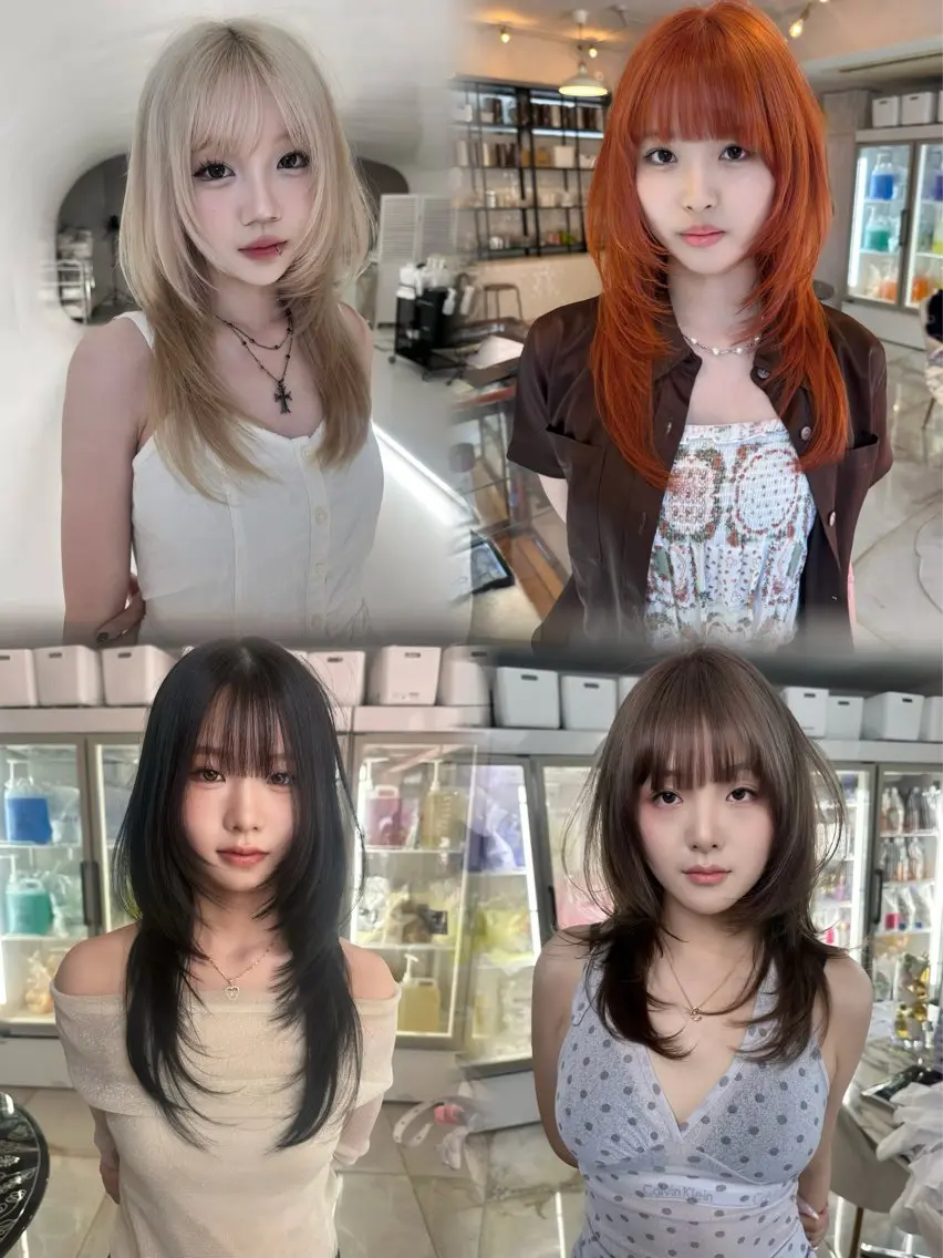 カット RiA/レイヤーカッ ト/ハッシュカットのヘアスタイル