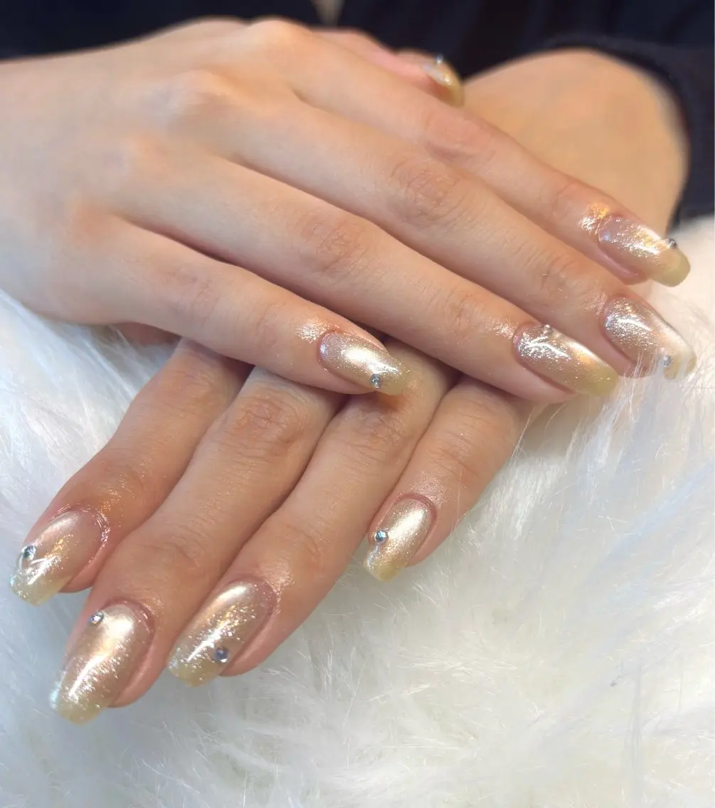 ネイル マグネットネイル マグネットワンカラー ワンカラーネイル nail salon étoileのネイルデザイン