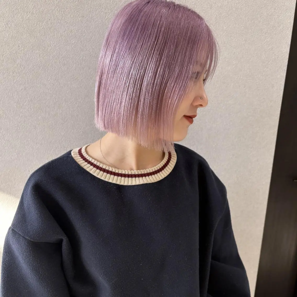 カラー ミディアム ブリーチ ケアブリーチ ハイトーンカラー ラベンダーカラー ピンクカラー ヘアカラー トリートメント ハイトーン😺艶 ✨ブリーチ✨透明感のヘアスタイル