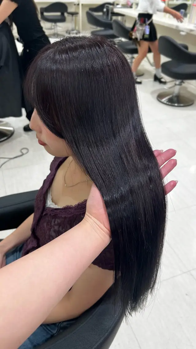 ロング カラー ヘアアレンジ ヘアカラー 韓国レイヤー&ピンク 艶髪🩶maikoのヘアスタイル