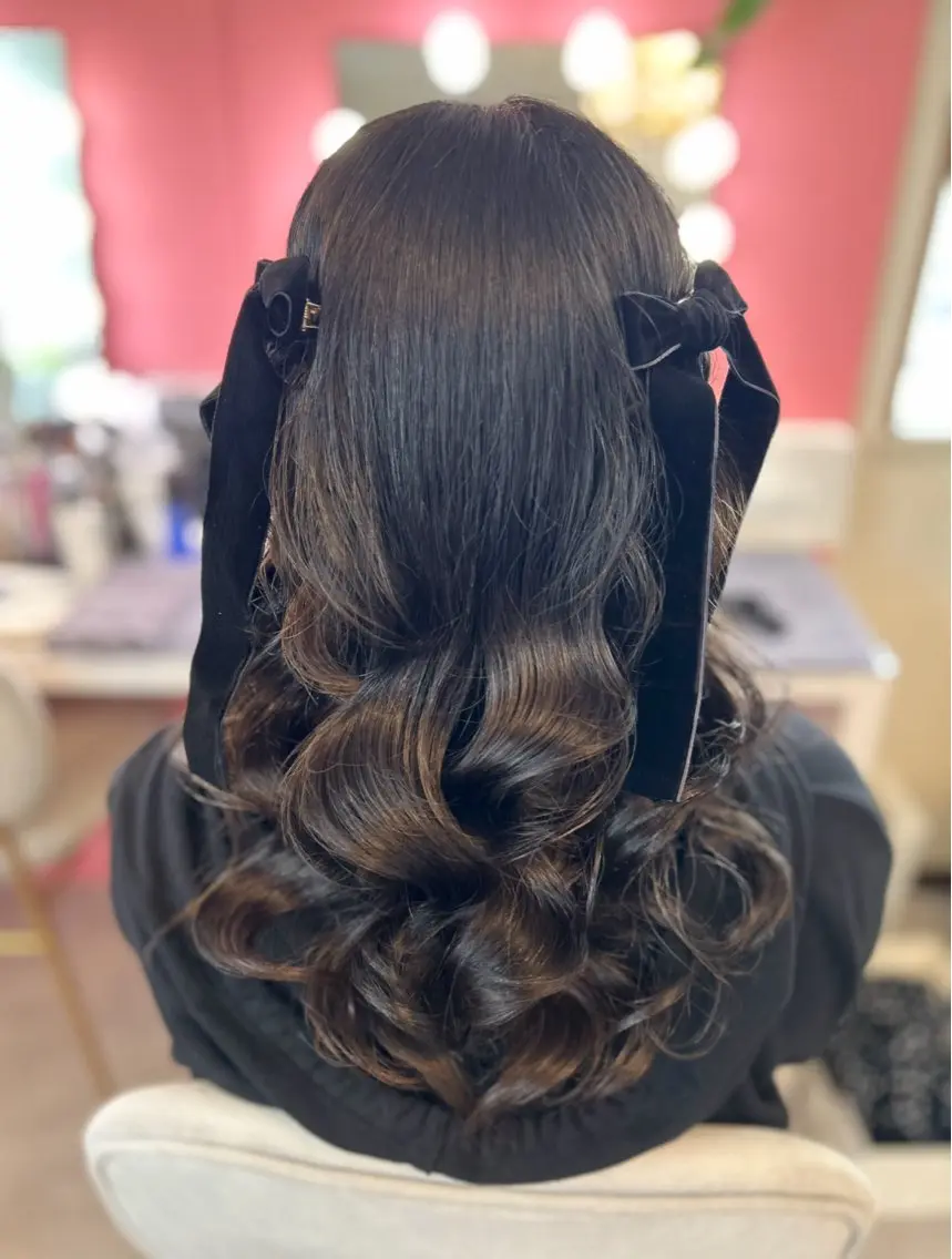 セミロング ヘアセット 北本 美幸のヘアスタイル