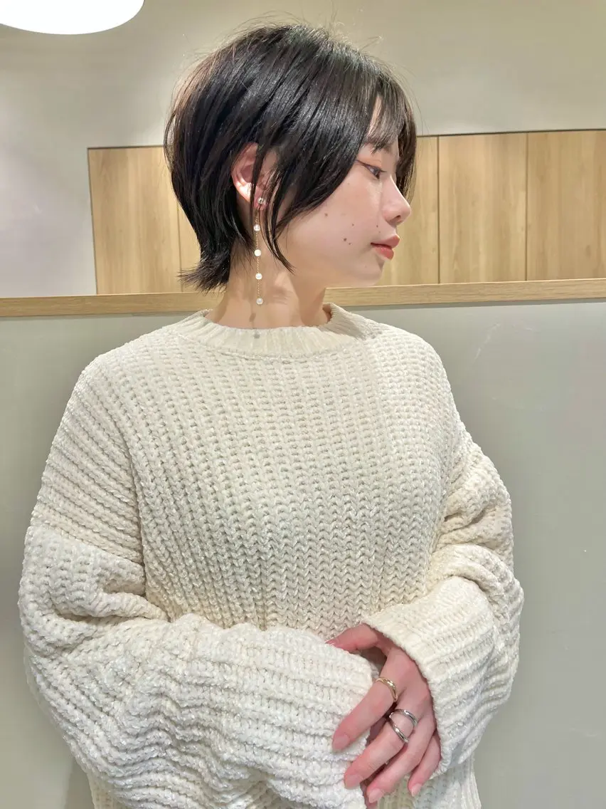 ショート カット トリートメント ショートヘア特化 石附隼士のヘアスタイル