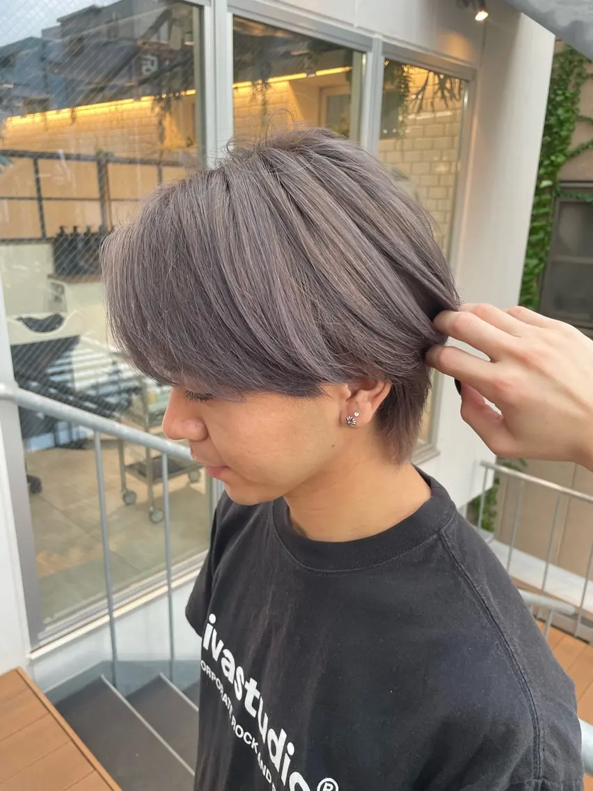 ショート カラー メンズ 松井 悠希のヘアスタイル