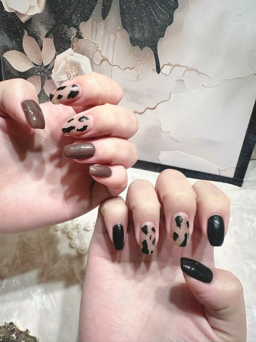 ネイル アートネイル フットネイル ジェルネイル ハート マグネットネイル babarla Nailのネイルデザイン