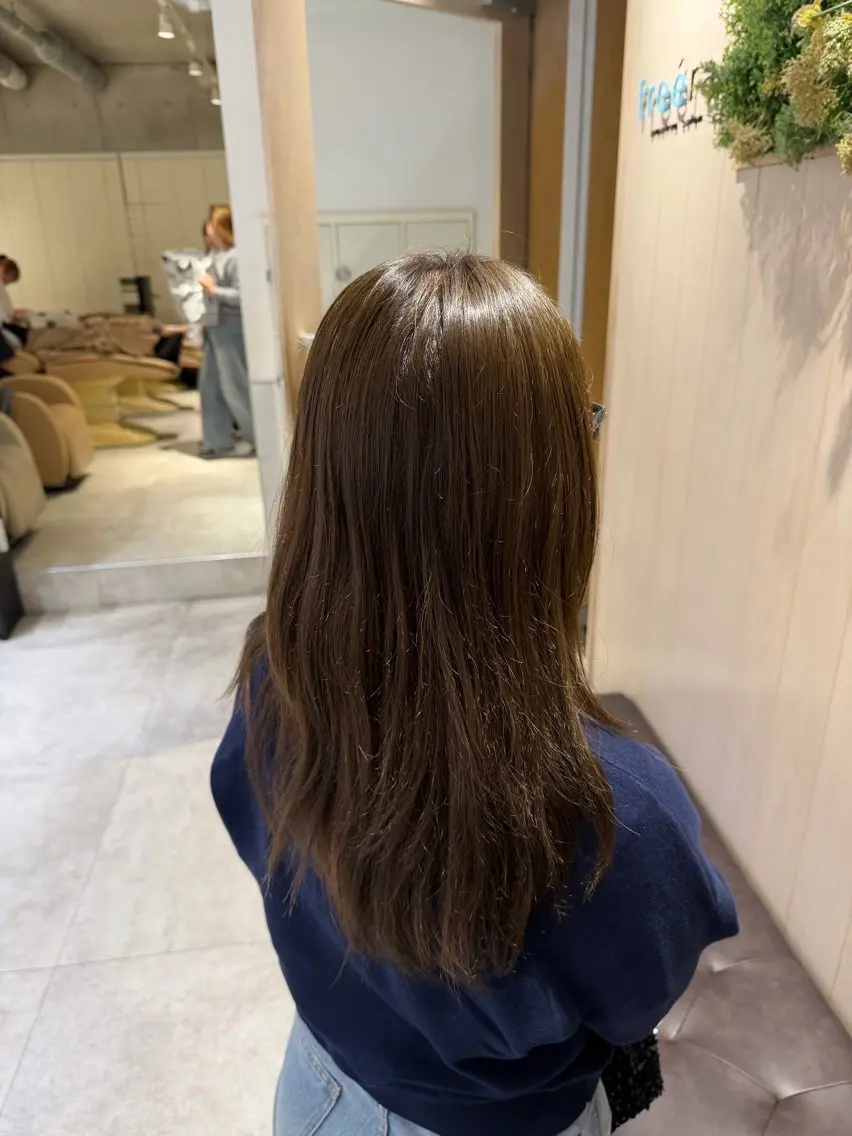 セミロング 髪質改善 トリートメント 髪質改善カラー/ 表参道/龍信のヘアスタイル