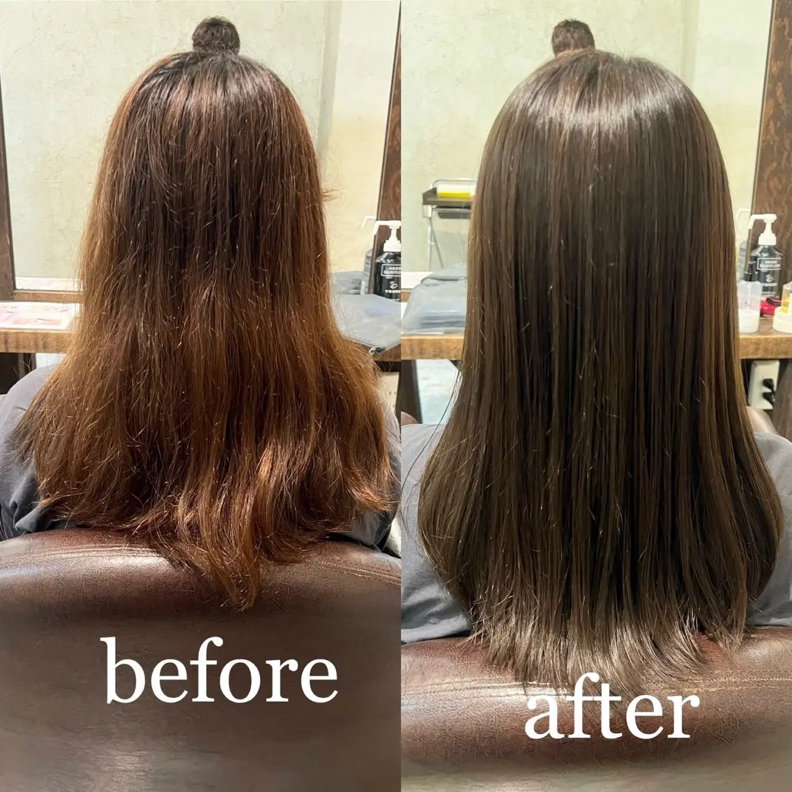 ロング 髪質改善 酸性ストレート 💫髪質改善縮毛矯正 💫KITAのヘアスタイル