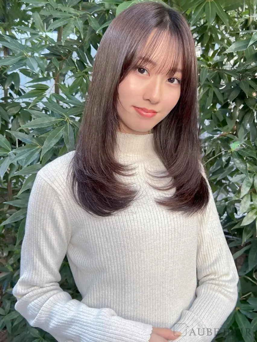 ロング カラー 吉岡 勇海のヘアスタイル