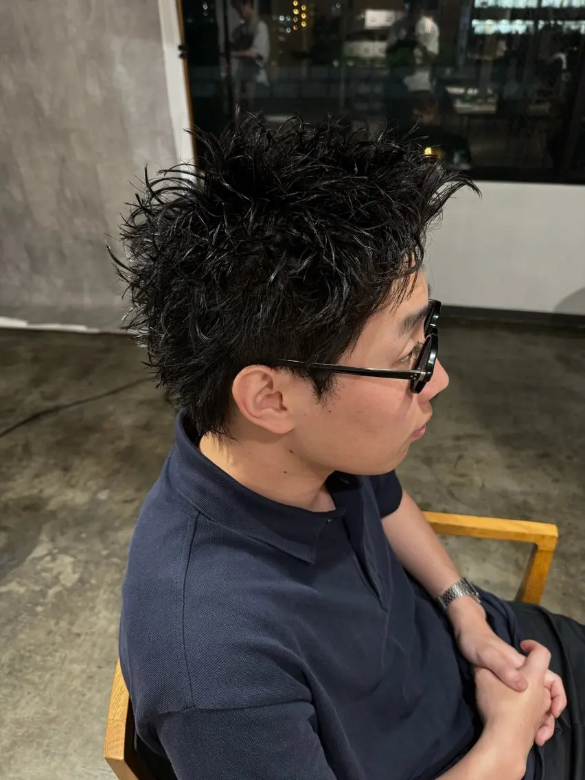ショート ショートヘア メンズケアブリーチ 特化🔥村田のヘアスタイル