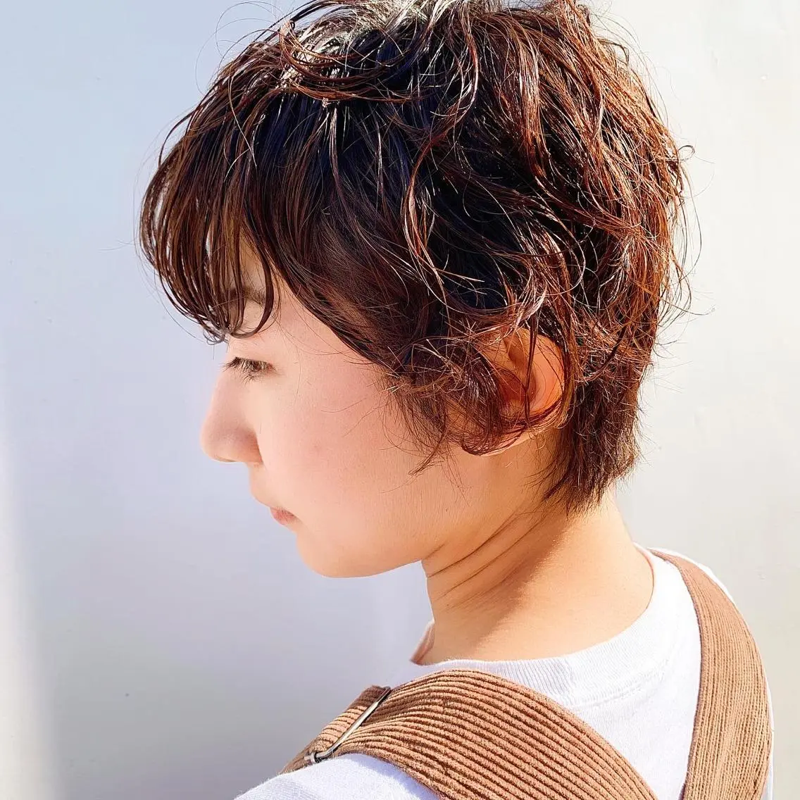 ショート パーマ 中川 竜誠のヘアスタイル