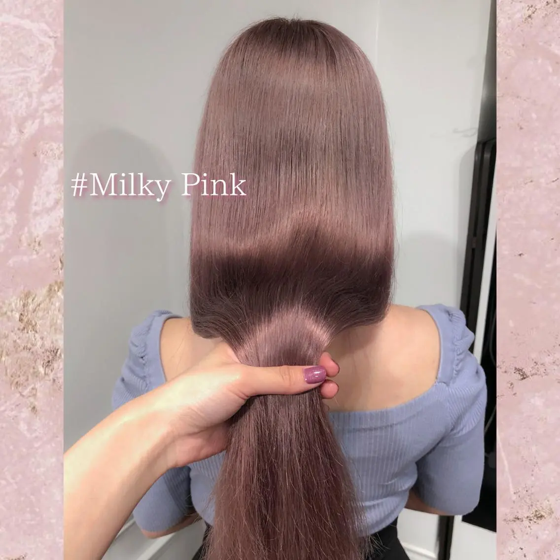 ロング カラー ブリーチ ヘアカラー miyu /トレンド カラー×艶髪のヘアスタイル