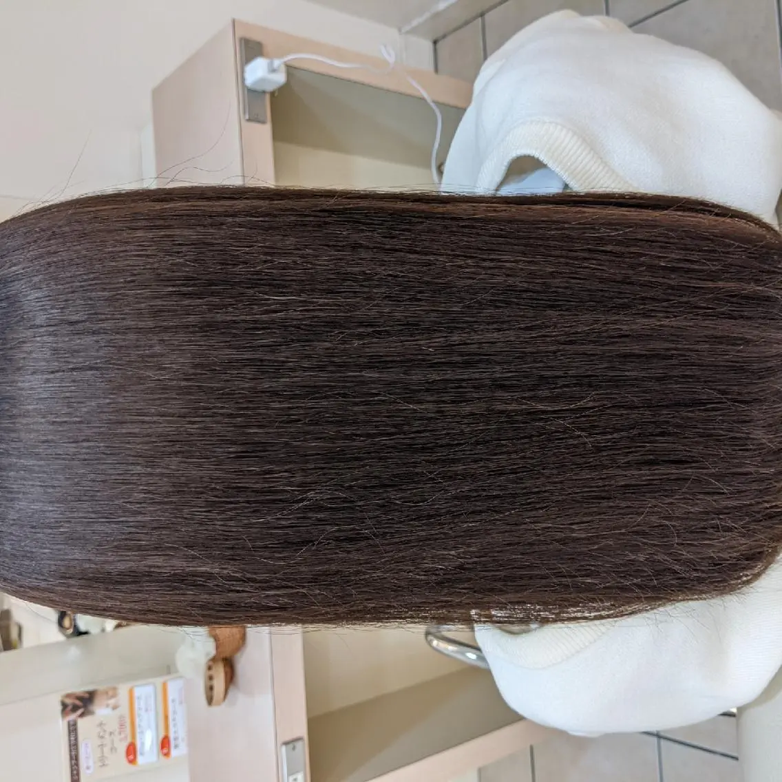 セミロング 縮毛矯正 斉藤 充哉のヘアスタイル