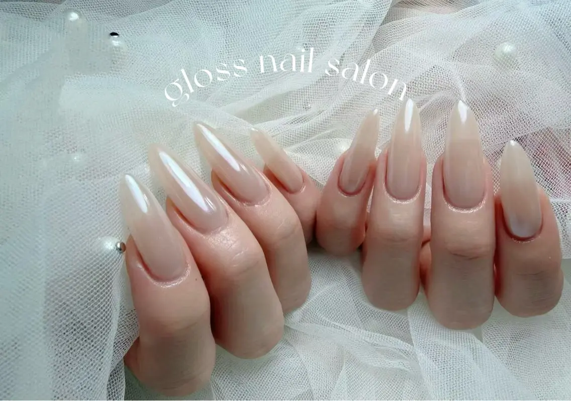 ネイル ハンドネイル ゆり🌷 gloss nailのネイルデザイン
