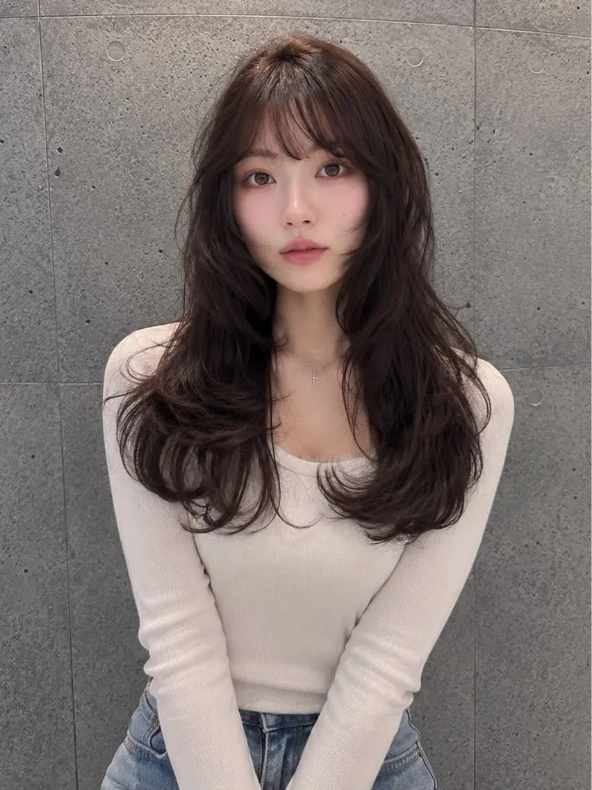 ロング カット ヘアカラー 🫧TATSUYA/ 錦糸町ʕ•̫͡•のヘアスタイル