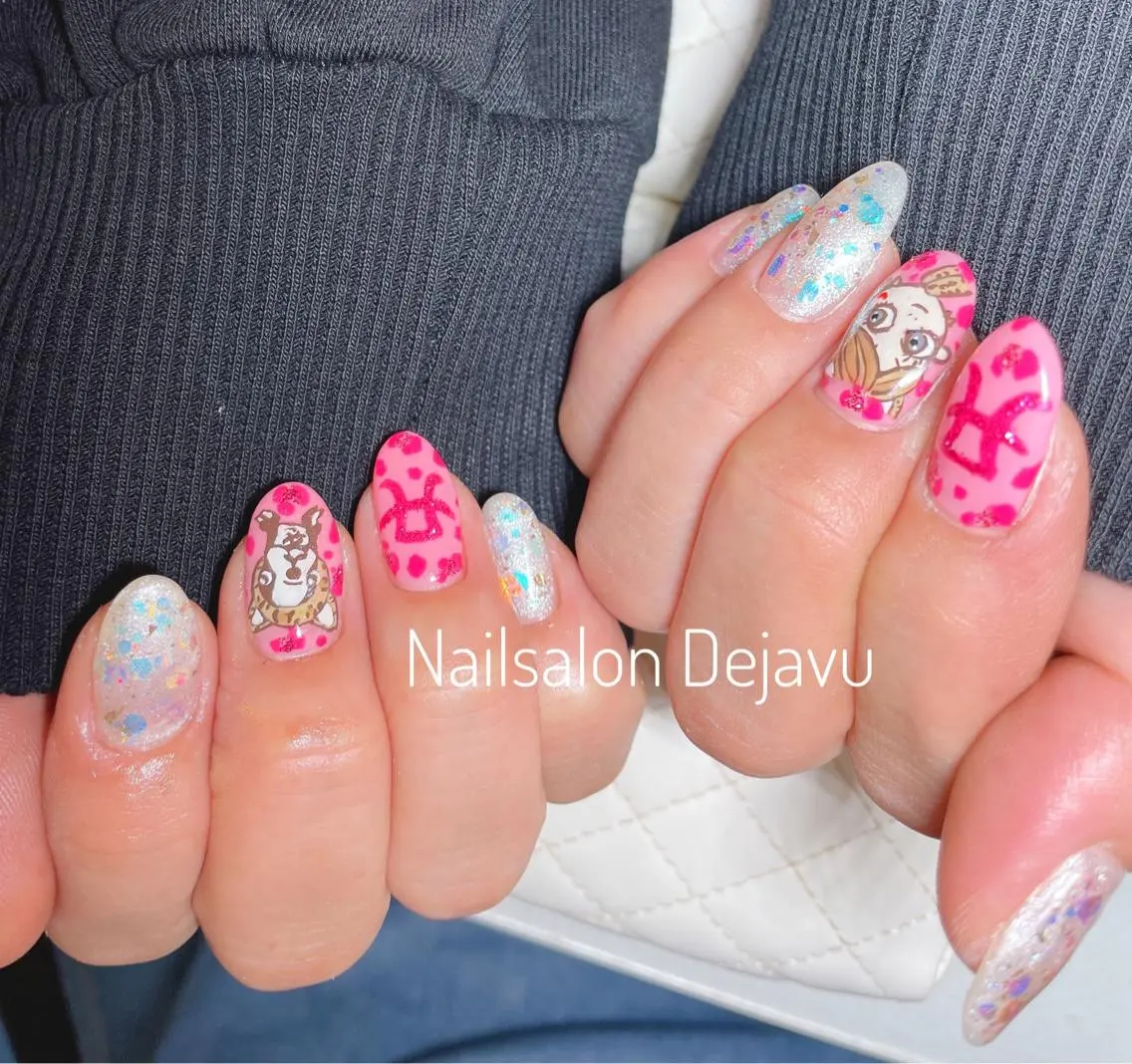 ネイル アートネイル ジェルネイル Nail salon Dejavu 🌿のネイルデザイン