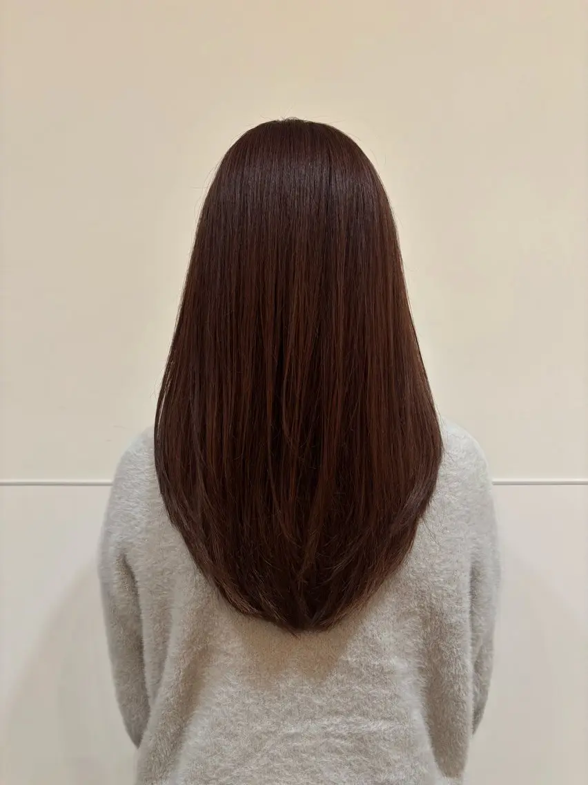 ロング カラー 坂之上 愛美のヘアスタイル