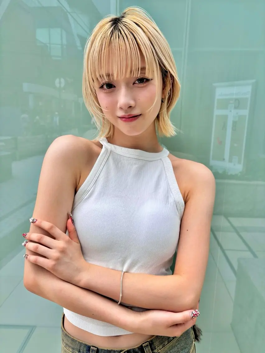 ショート カラー ひなこ / 艶カラーのヘアスタイル