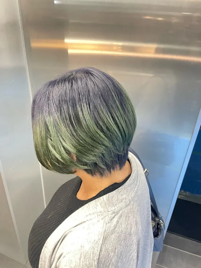 ショート ヘアカラー カラーブリーチ特化 石原勇希のヘアスタイル