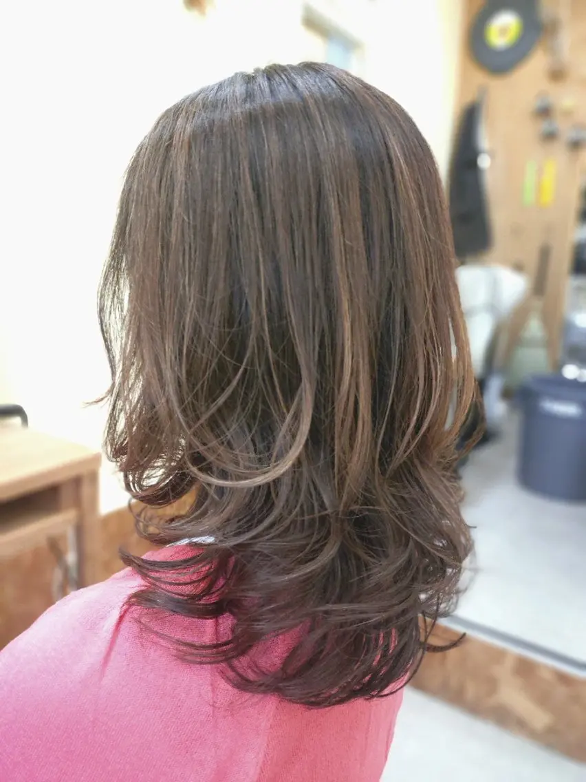 ロング トリートメント カット ヘアカラー トリートメント ヘッドスパ 美容院・ 小林のヘアスタイル