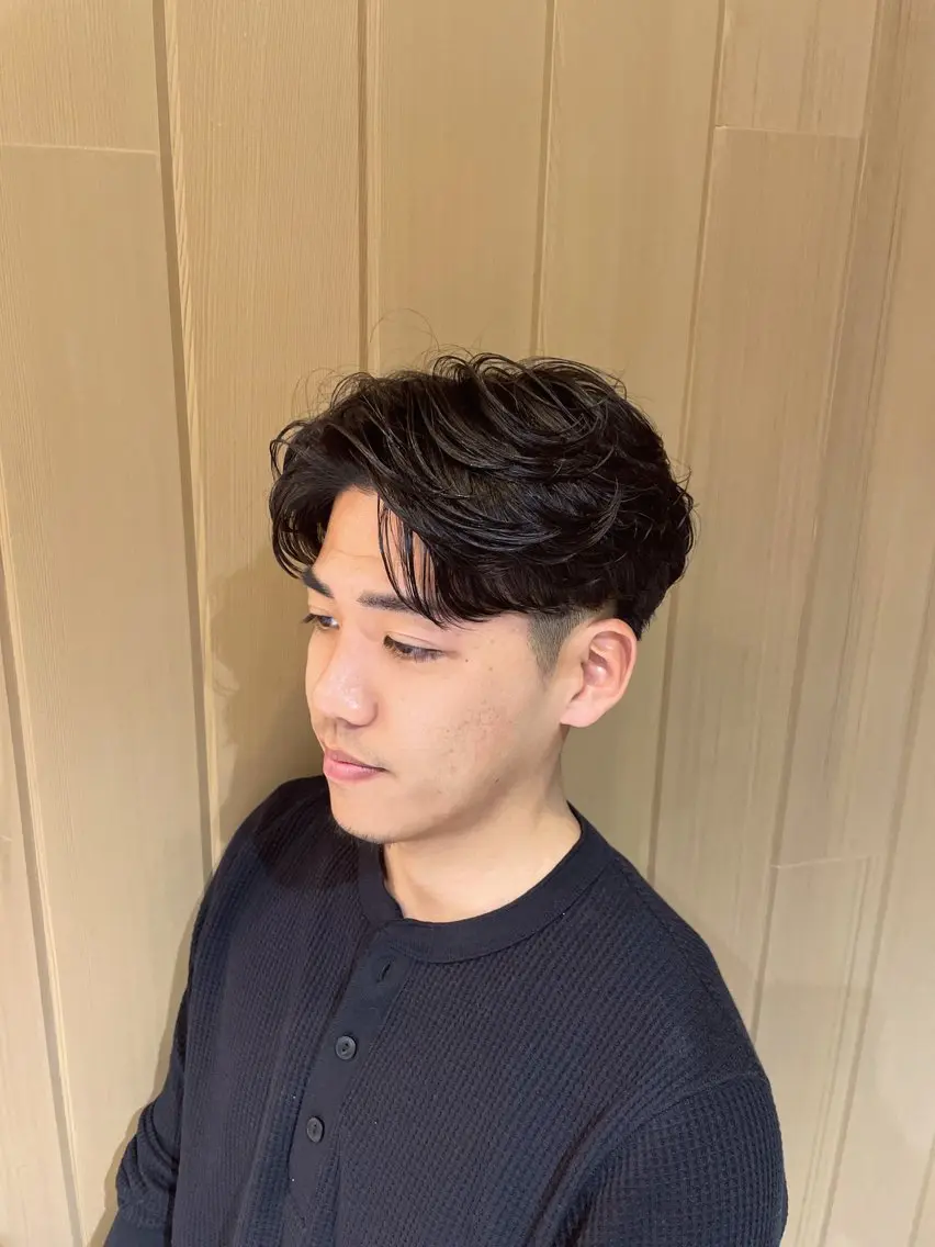メンズカット➕ニュアンスパーマ🌀の写真