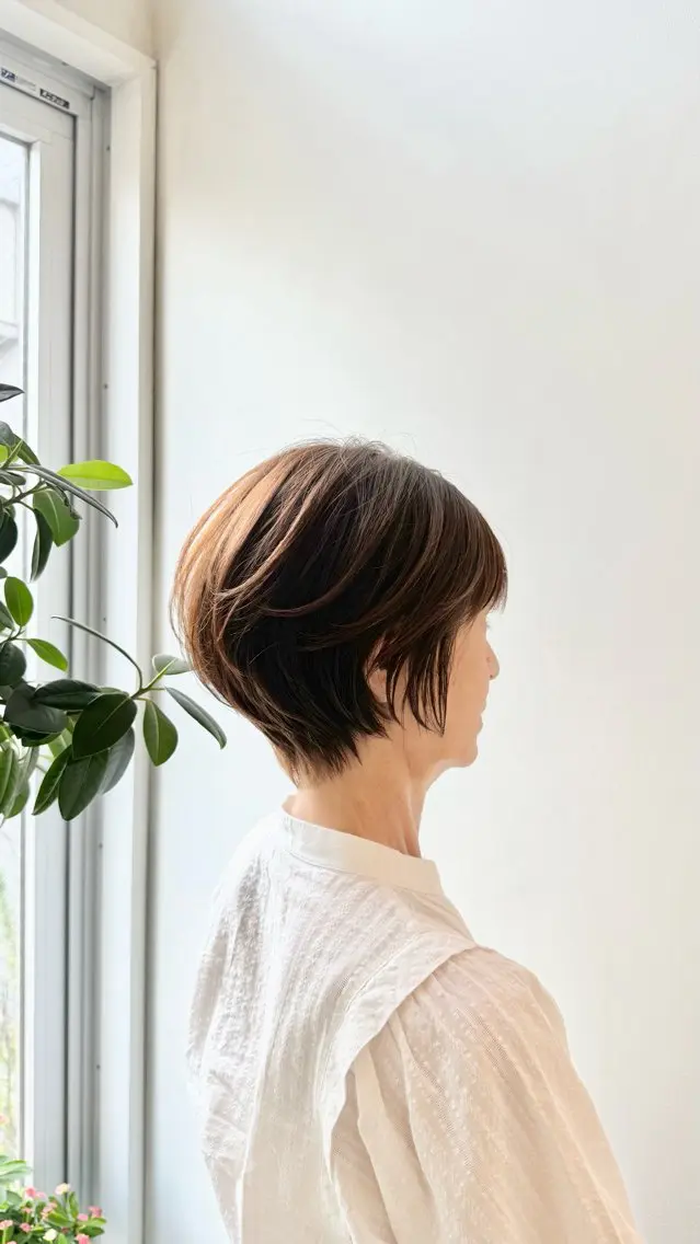 ショート 中野 百乃華のヘアスタイル