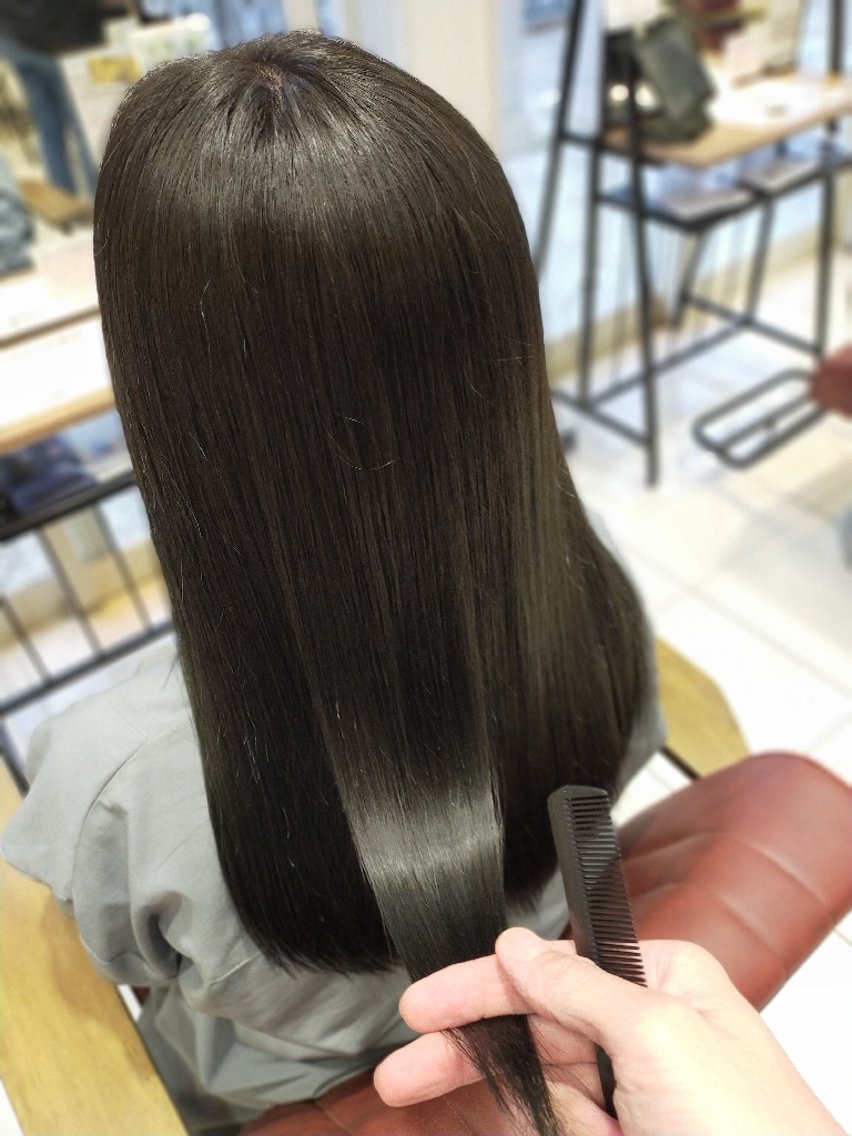 ロング カット 縮毛矯正 ひたちなか/髪質改善 /大森ヒデトのヘアスタイル