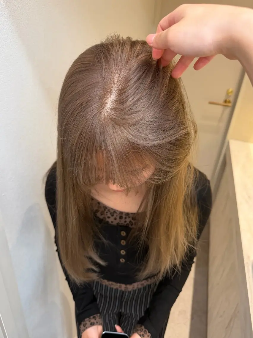ロング ヘアカラー ai | 似合わせhair♡のヘアスタイル
