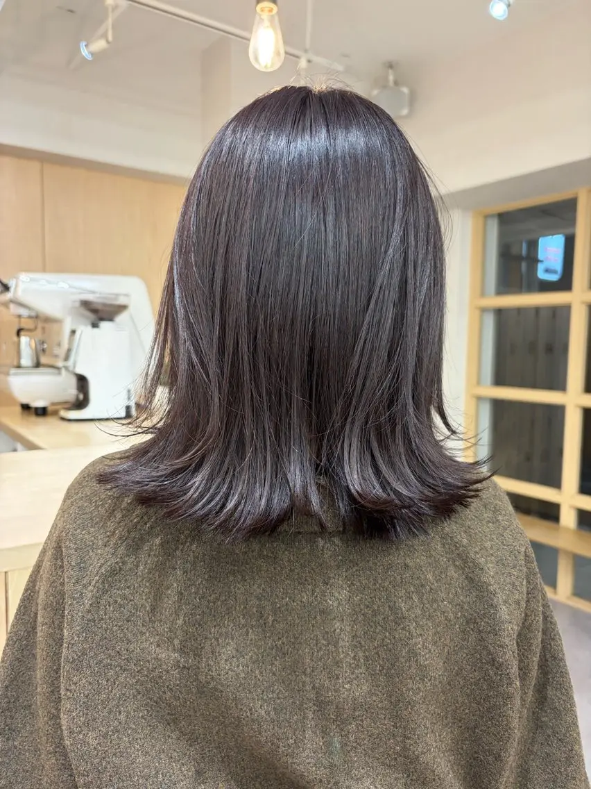 カラー ブラウンカラー ディープラベンダー ラベンダーカラー ラベンダーピンク ピンクカラー ヘアカラー ひな‪‪︎/暖色 柔color🌷のヘアスタイル
