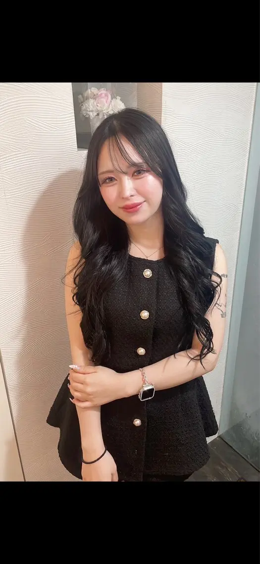 ロング 縮毛矯正 縮毛矯正 藤本 哲平のヘアスタイル