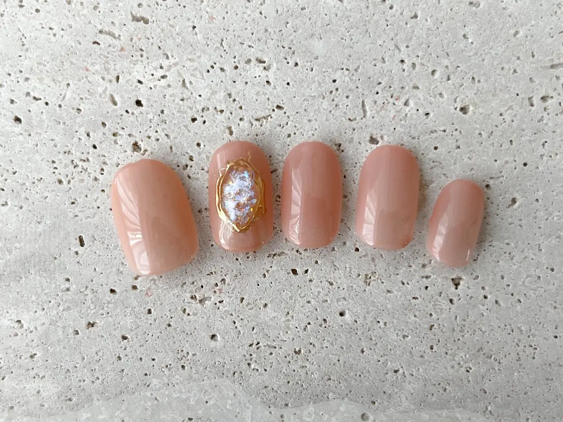 ネイル シンプルネイル Chamuel 三輪のネイルデザイン