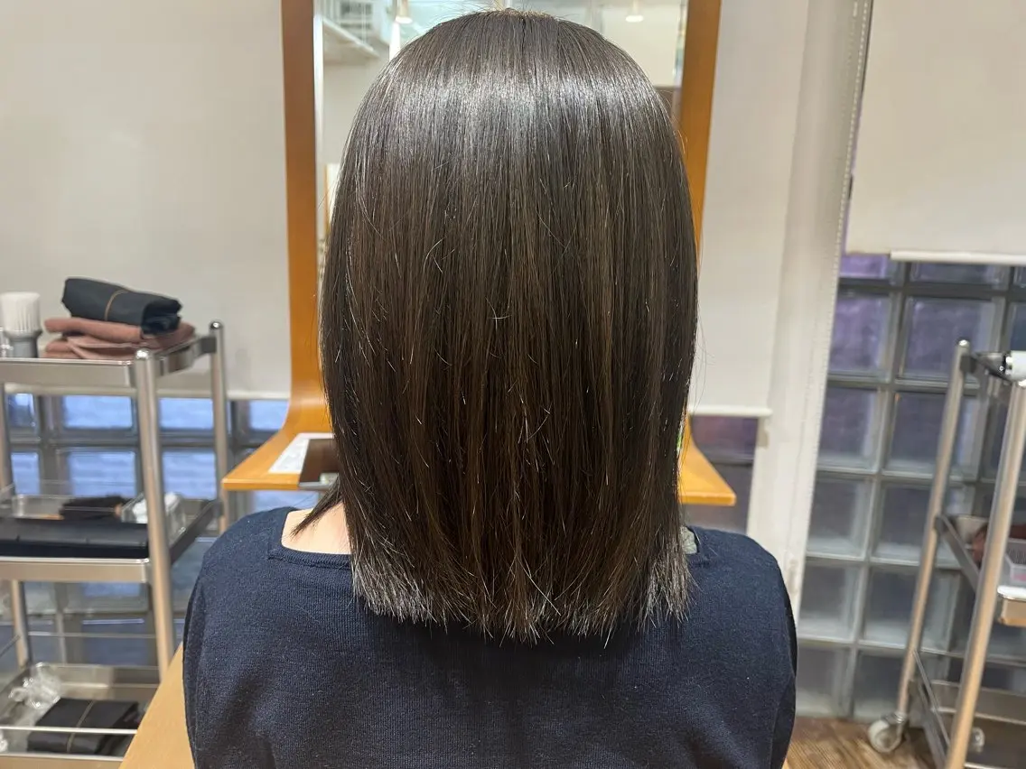 ミディアム カラー グレージュ オリーブグレージュ オリーブグレー メンズカット/カラー 🐳KOKOROのヘアスタイル