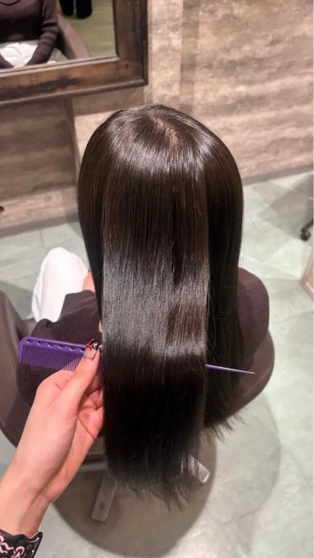 ロング カラー ベージュカラー ブリーチ ブルーカラー ブラウンカラー ダブルカラー 🫟Blanco🫟 Color&Careのヘアスタイル